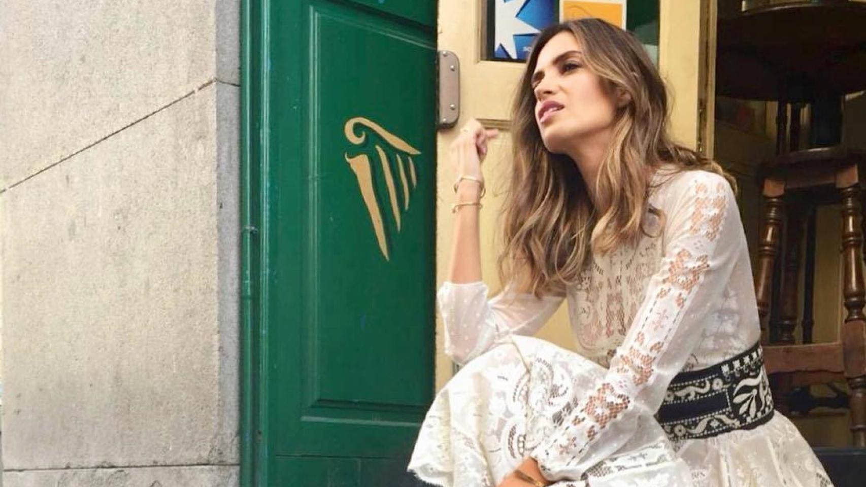 Sara Carbonero con un vestido de Dior.