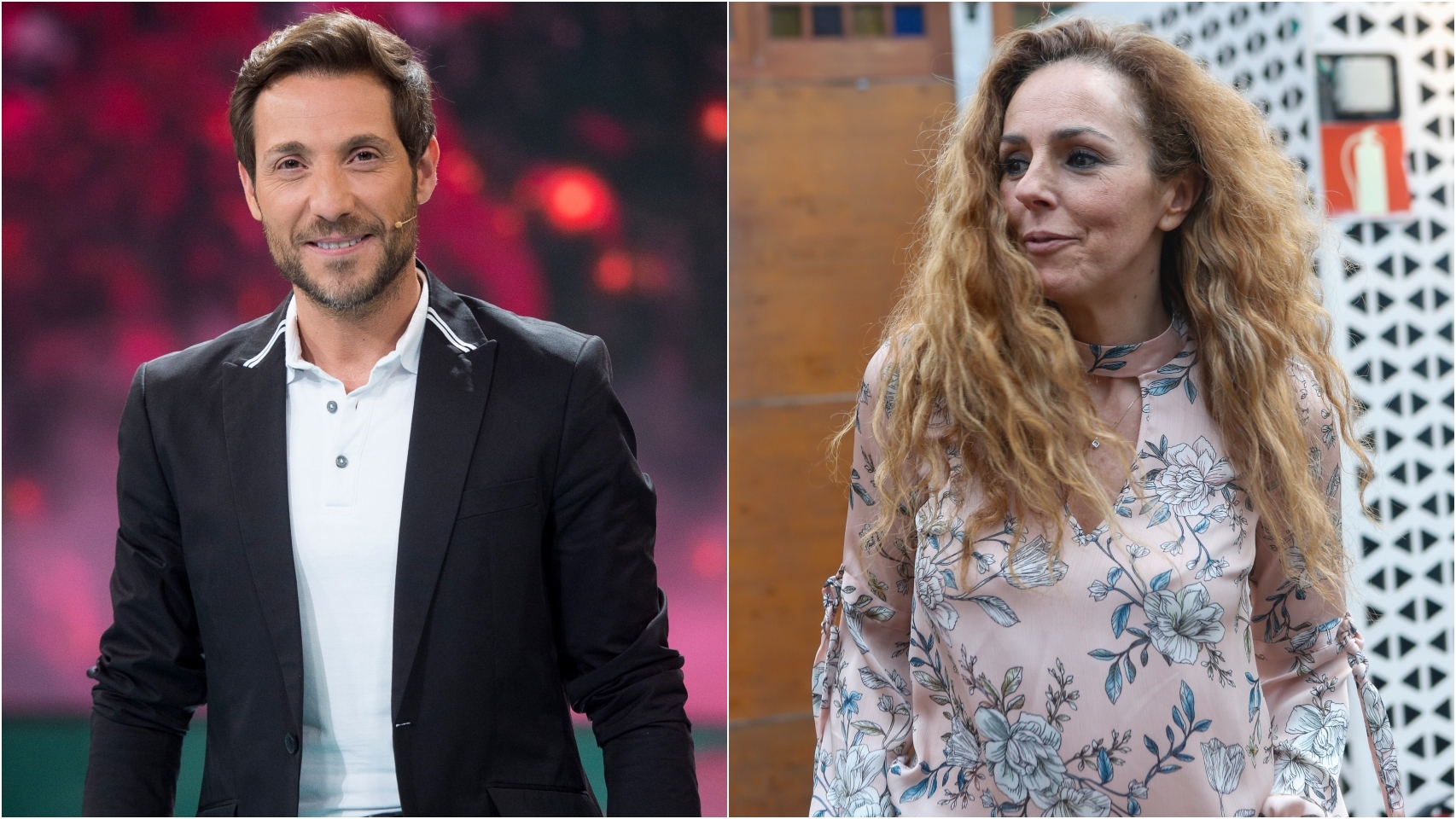 Antonio David Flores y Rocío Carrasco en un montaje de Jaleos.