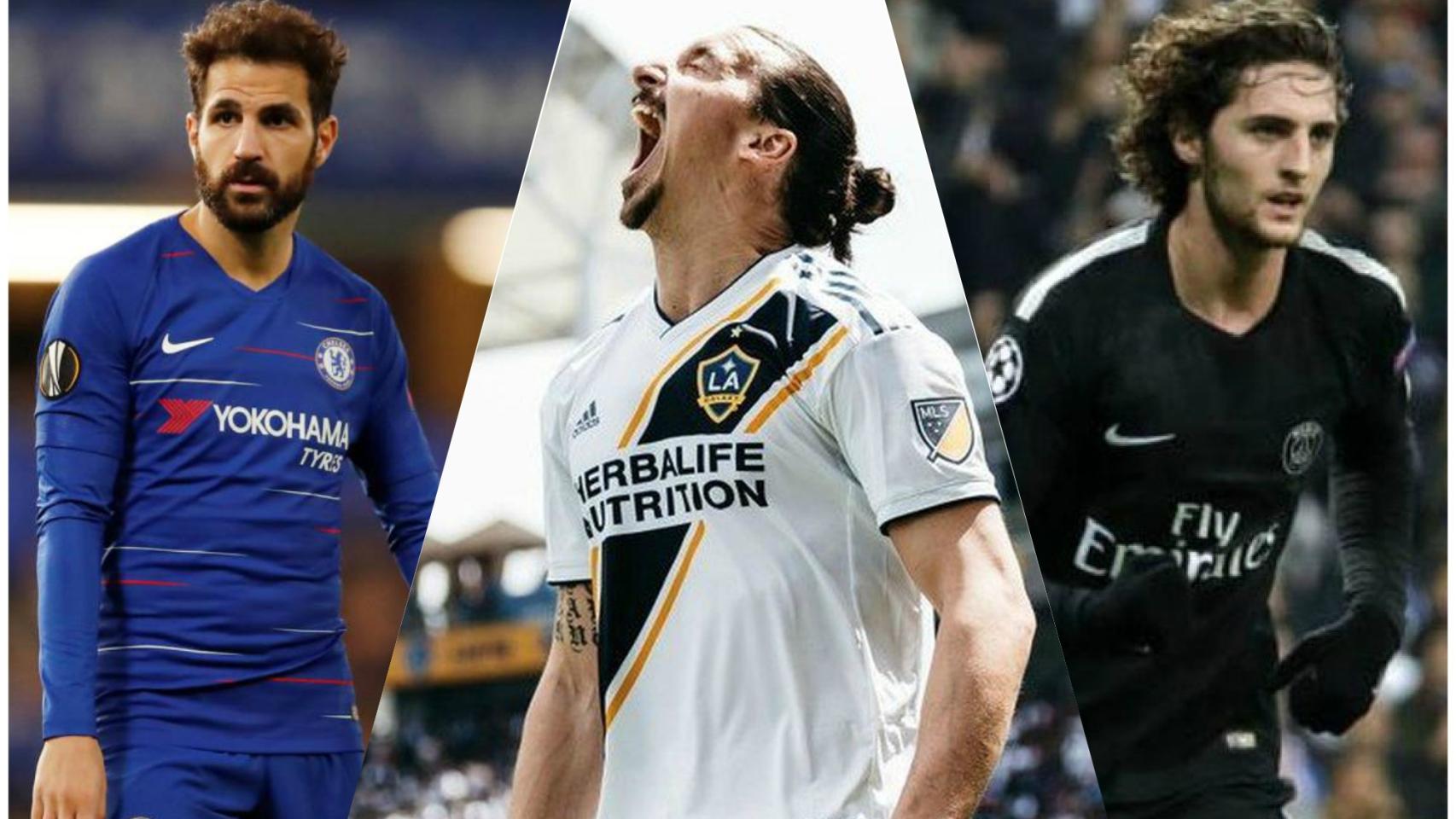 Cesc, Ibrahimovic y Rabiot.