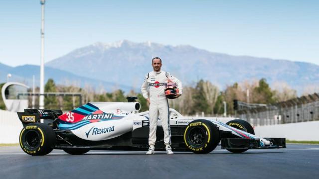 Kubica. con Williams. Foto: Twitter (@R_Kubica)