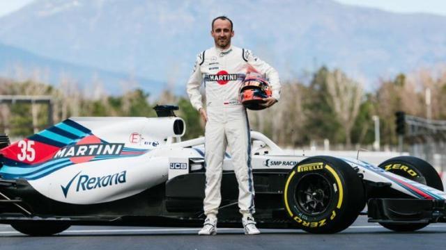 Kubica, con Williams. Foto: Twitter (@R_Kubica)