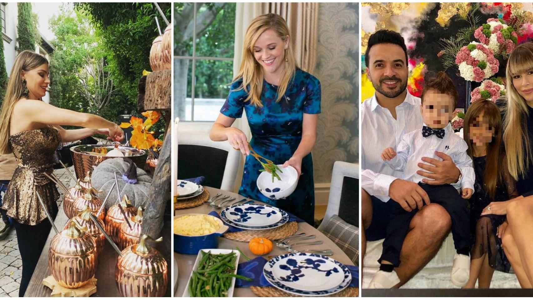 Sofía Vergara,  Katty Perry, así celebran las 'celebrities' el 'Día de Acción de Gracias'