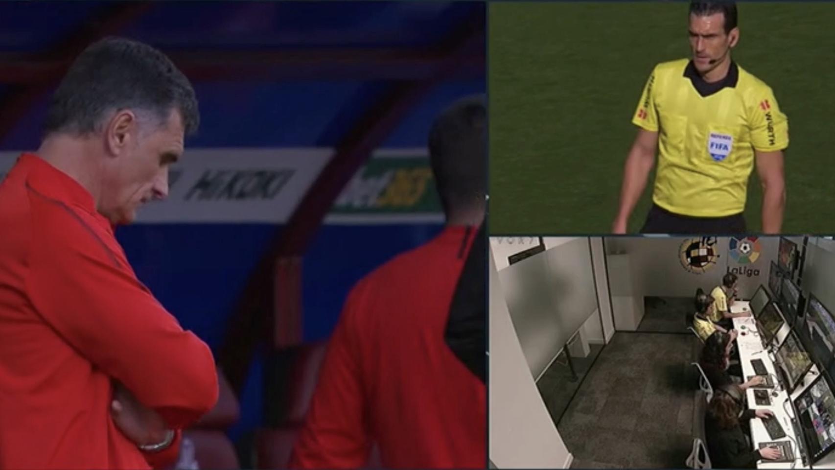 La reacción en la sala del VAR al gol del EIbar