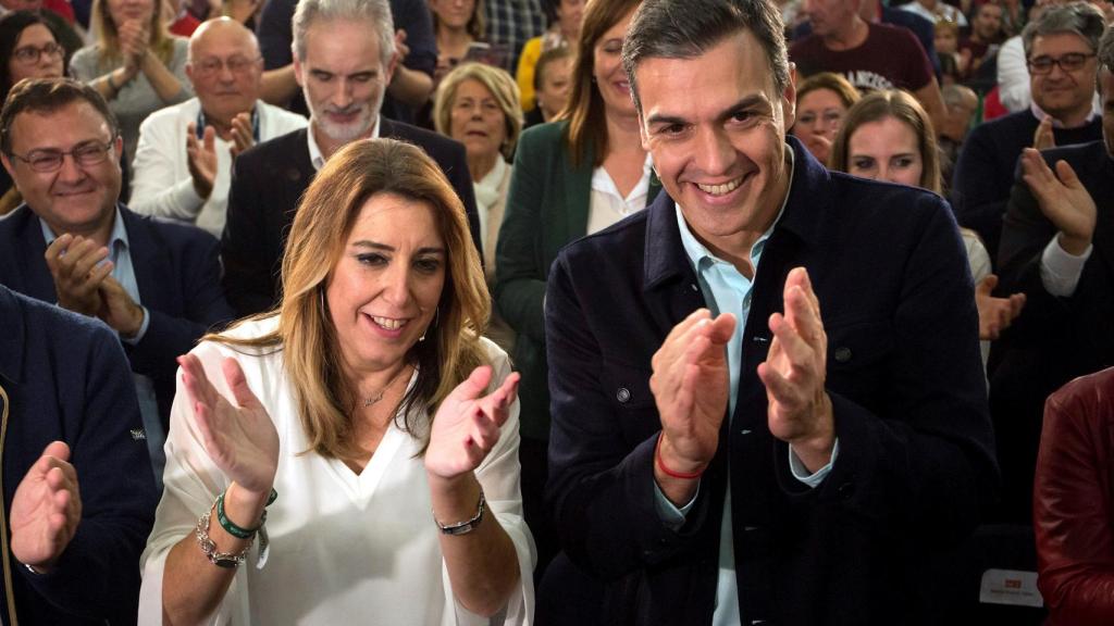Pedro Sánchez y Susana Díaz en Marbella