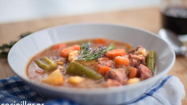 Guiso de pavo con zanahoria