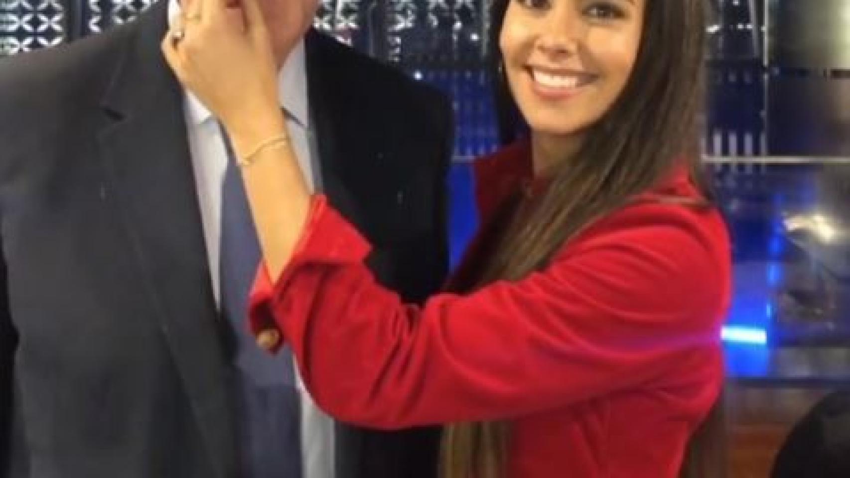 Vicente del Bosque junto a Cristina Pedroche.