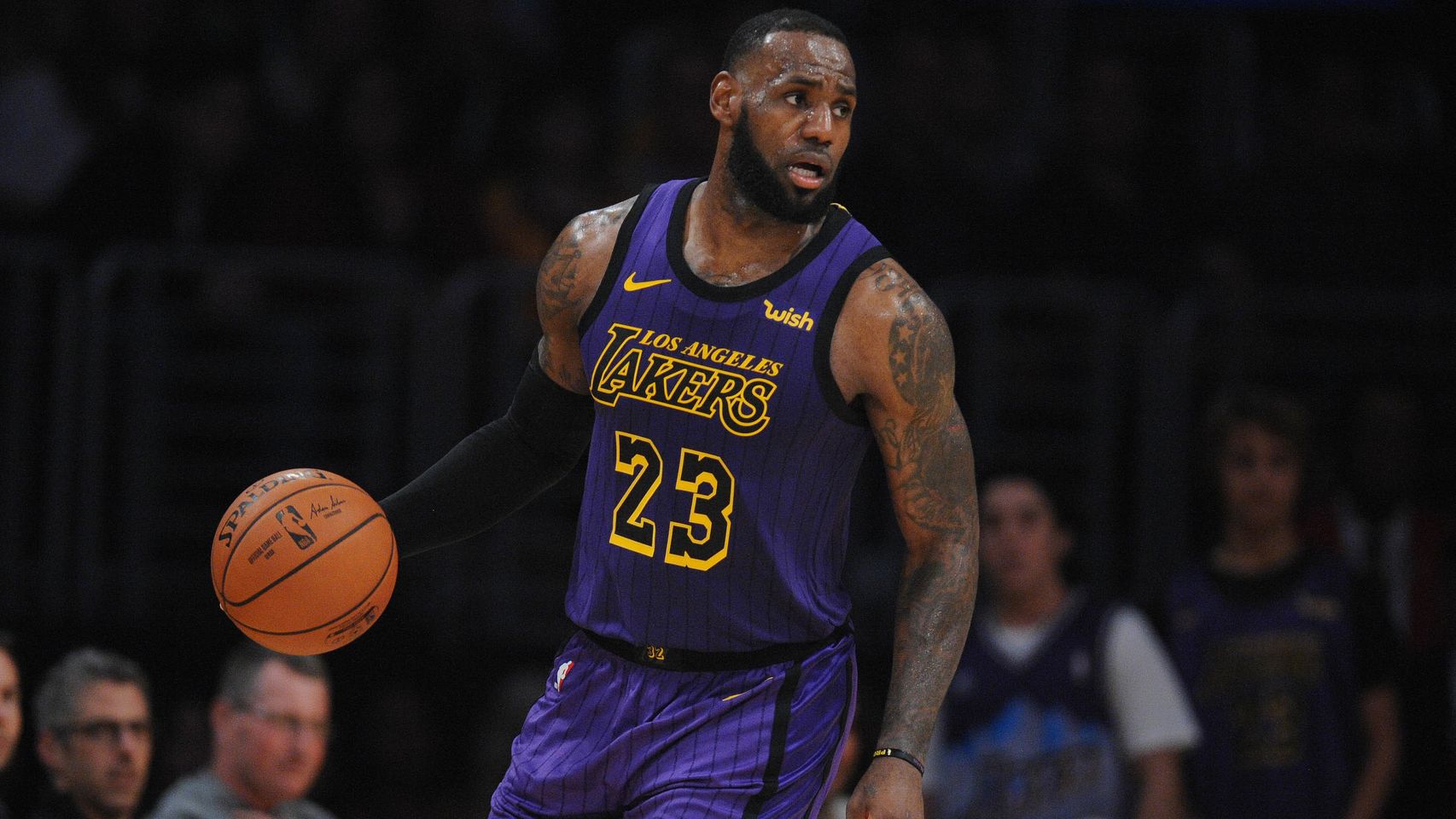 LeBron James, jugador de los Lakers.