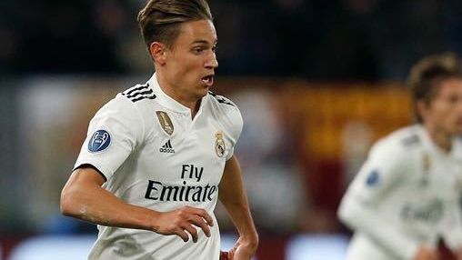 Marcos Llorente, durante el partido contra la Roma. Foto: Twitter (@marcosllorente)