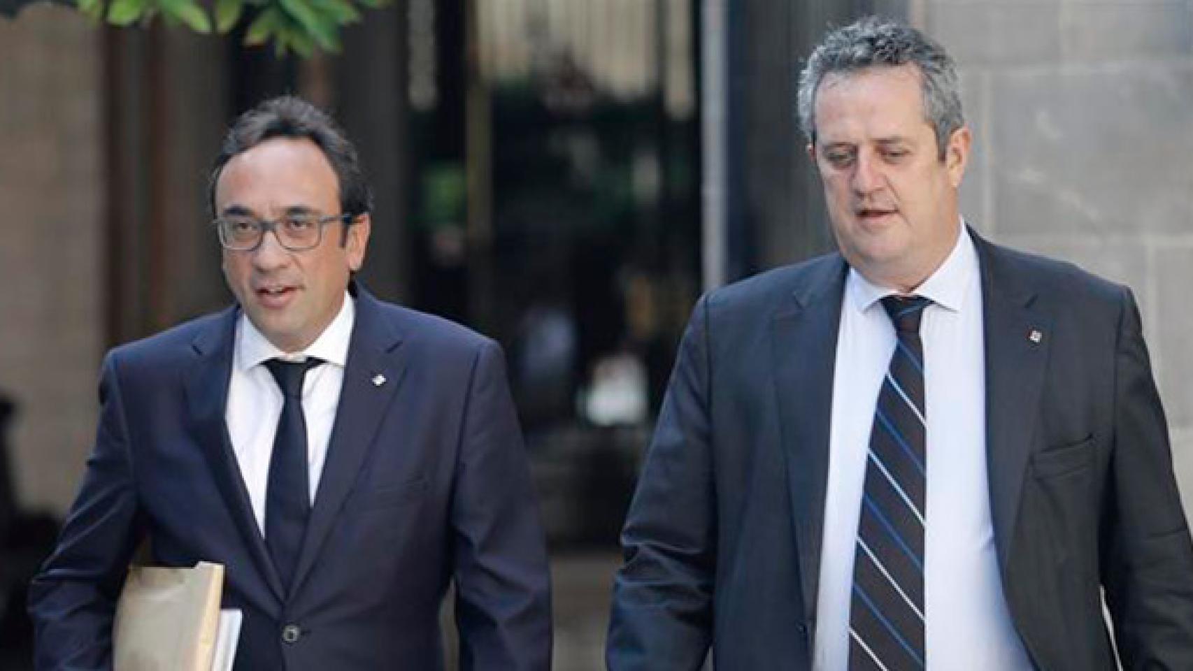 Rull y Forn en la Audiencia Nacional en 2017.