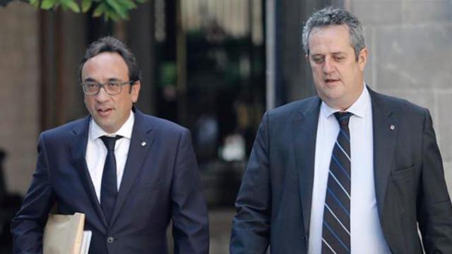 Rull y Forn en la Audiencia Nacional en 2017.