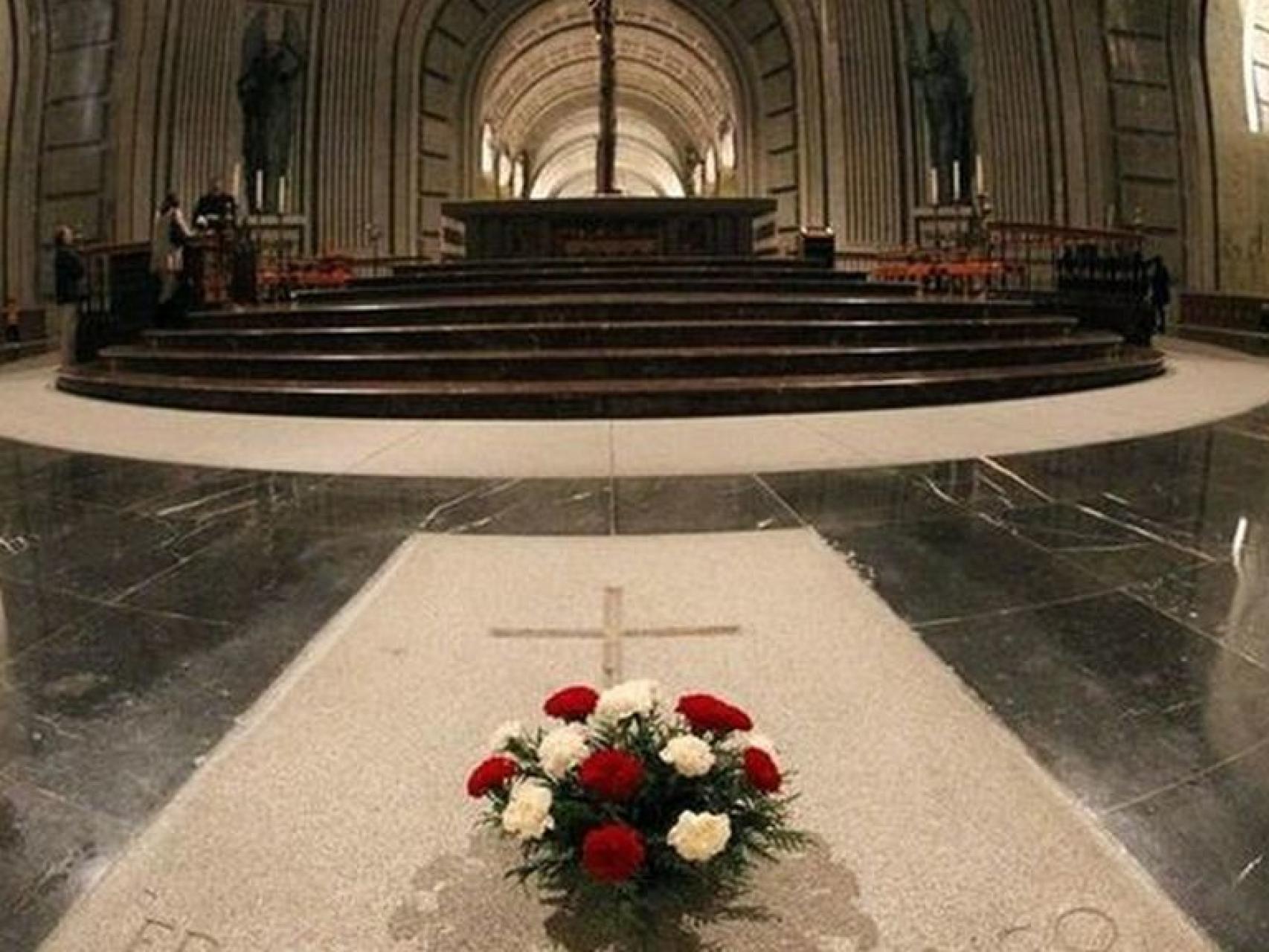 Tumba de Franco en el Valle de los Caídos./