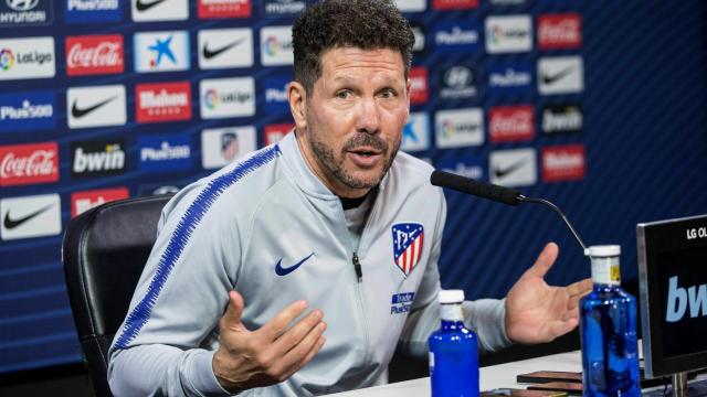 'Cholo' Simeone en rueda de prensa