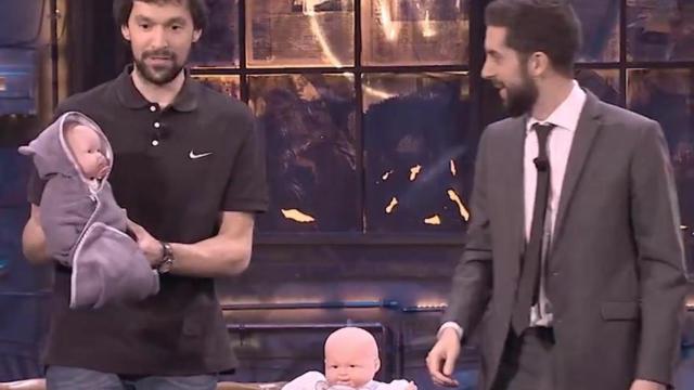 Sergio Llull y David Broncano en La Resistencia