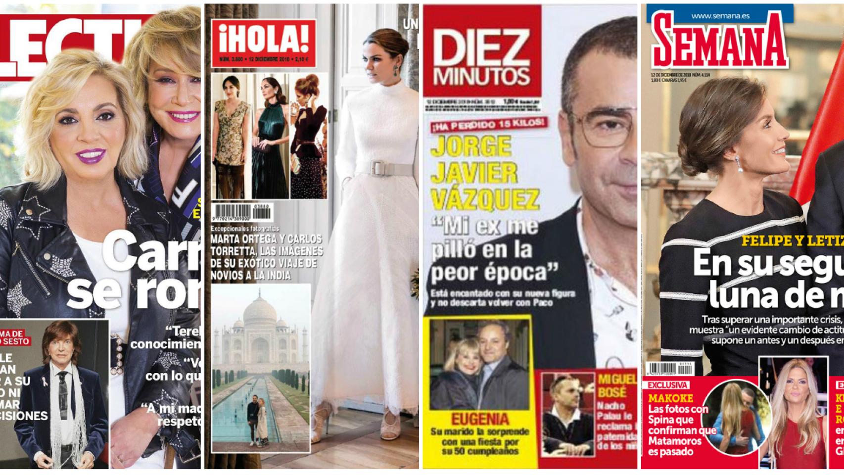 Estas son las revistas de este miércoles.