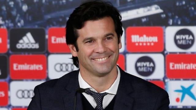 Solari, en rueda de prensa
