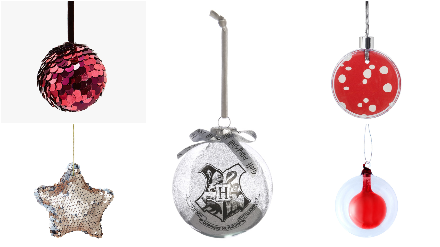 Montajes con las bolas de Navidad.