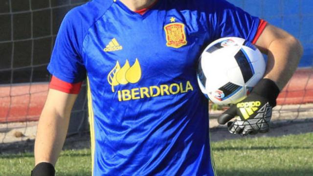 Iker Casillas con la selección
