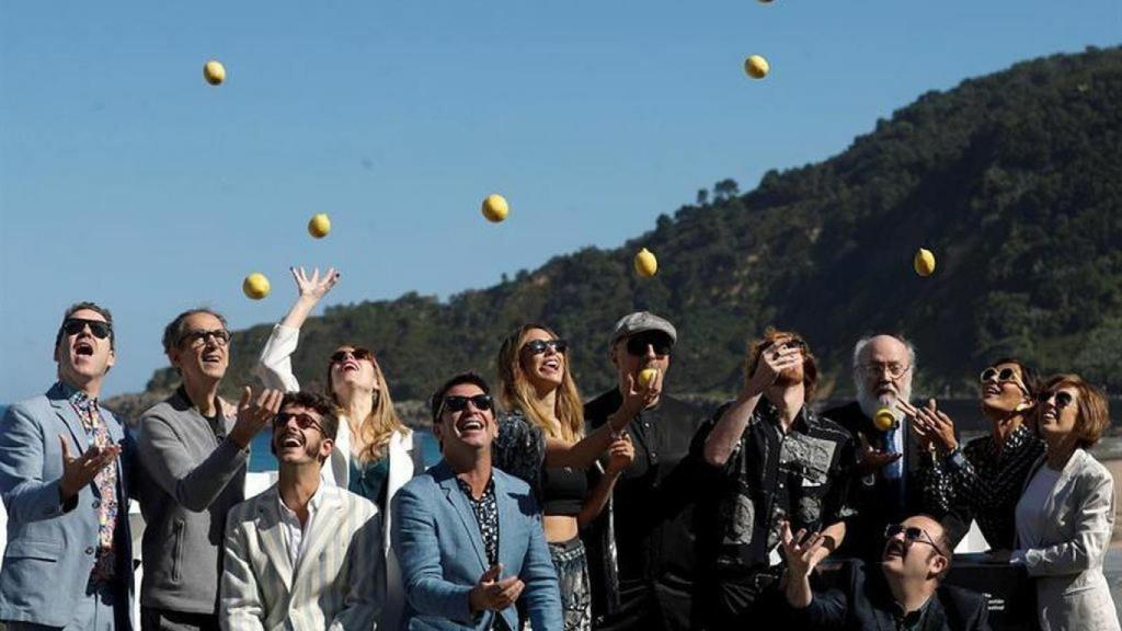 Todo el equipo de Tiempo Después en San Sebastián.