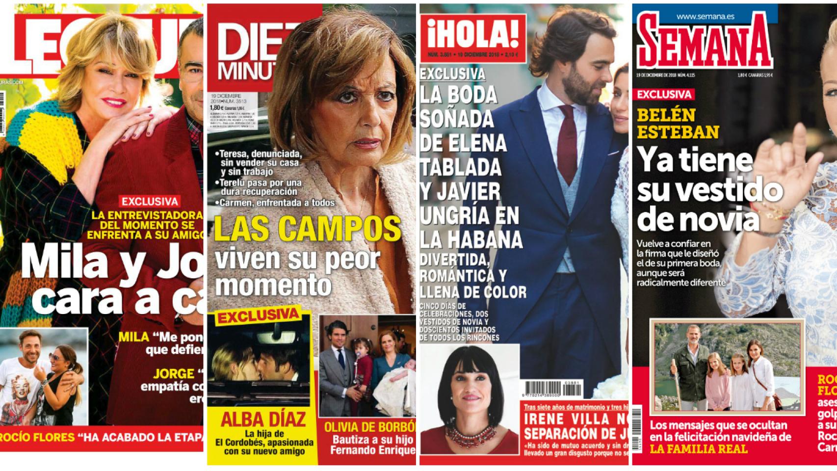 Estas son las revista de este miércoles.