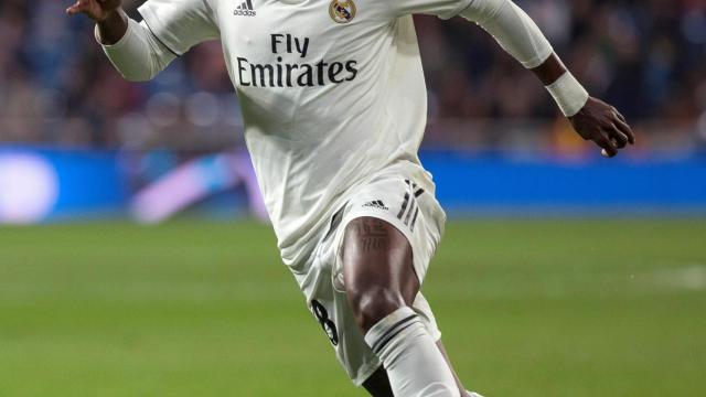 Vinicius Júnior, durante el Real Madrid - CSKA de Moscú