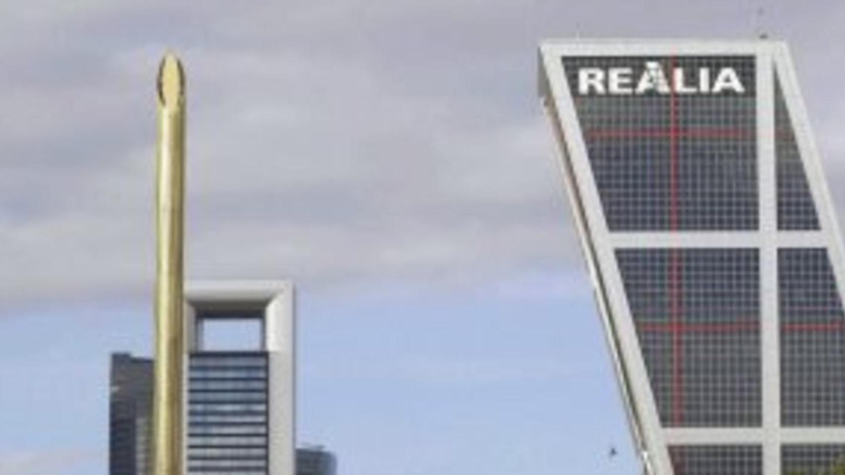 Imagen de la Torre Realia en Madrid.