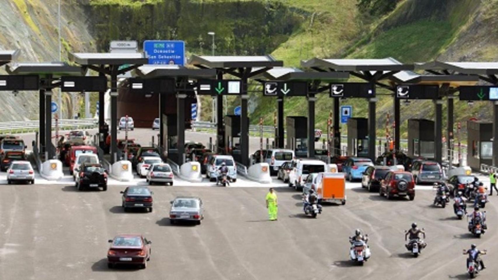 Uno de los peajes de las autopistas españolas.