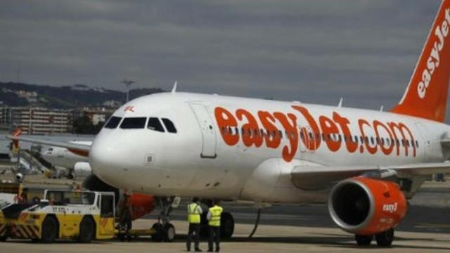 Un avión de EasyJet.