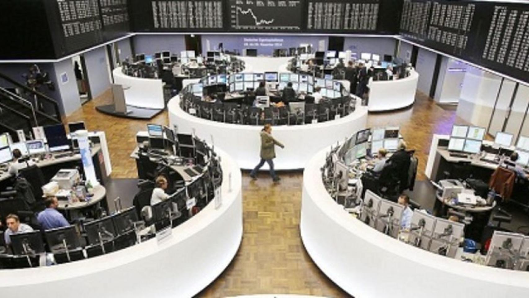 Bolsa de Fráncfort.