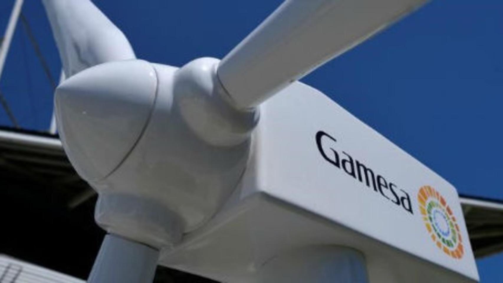 Un aerogenerador de Gamesa.
