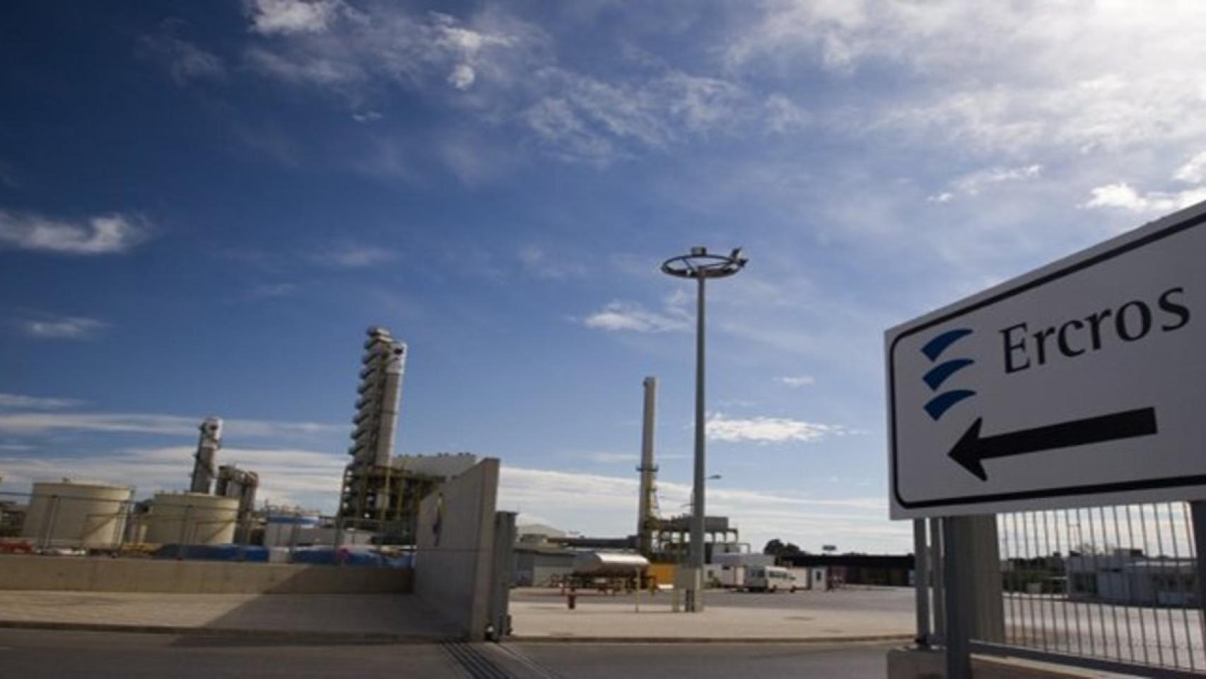 Fábrica de Ercros.