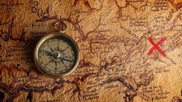 Imagen referencial de un mapa antiguo.