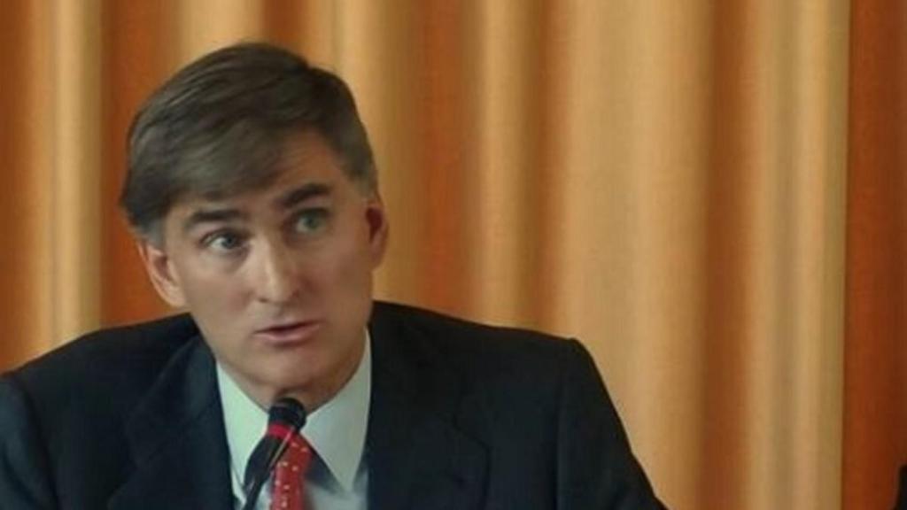 Francisco García Paramés durante la presentación de su libro.