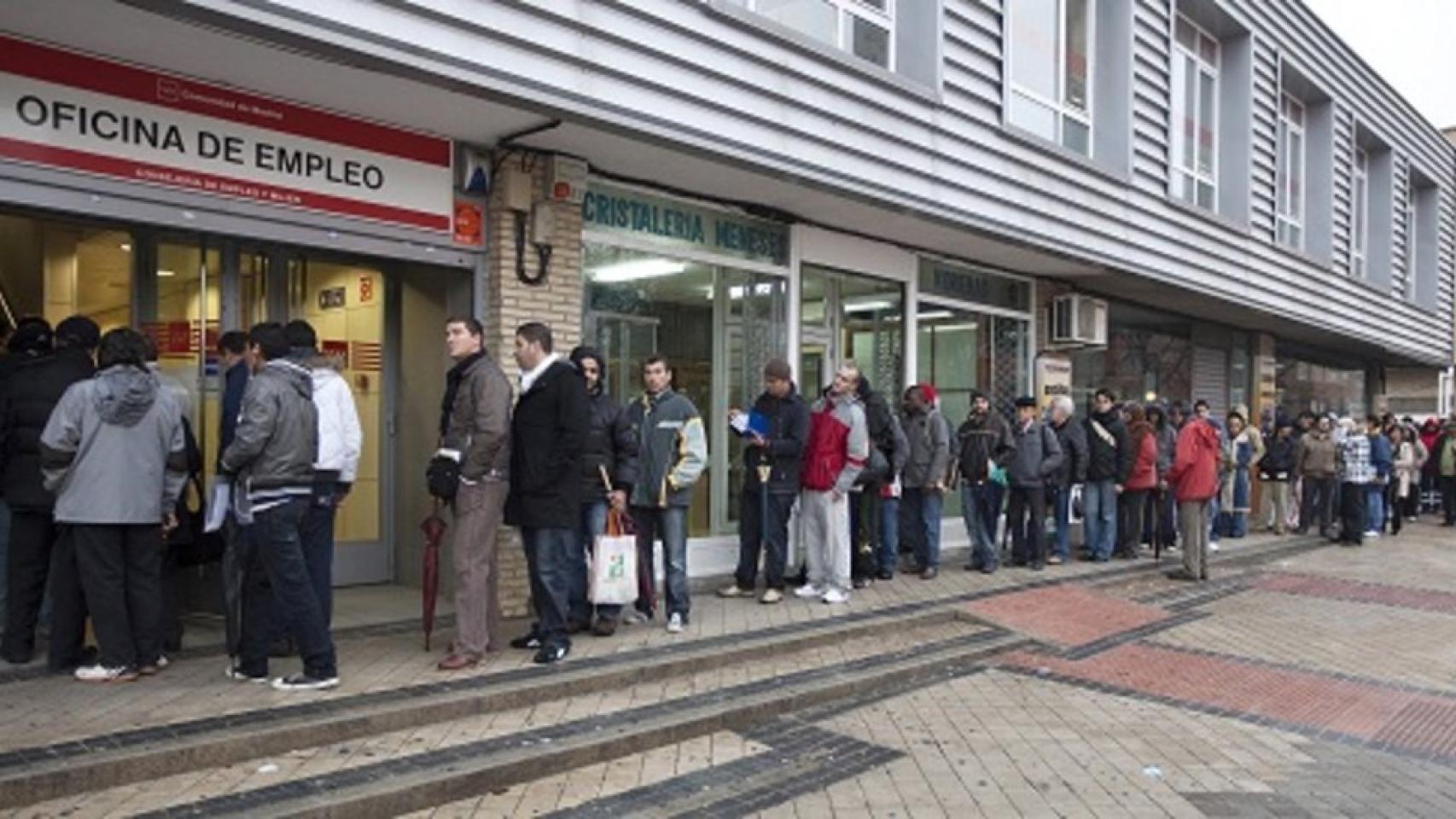 Una oficina de empleo, en Madrid.