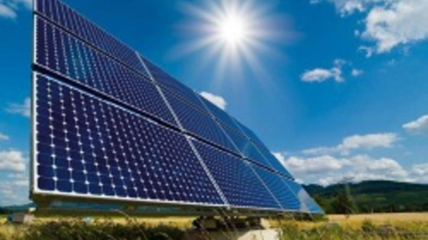 Placas fotovoltaicas.