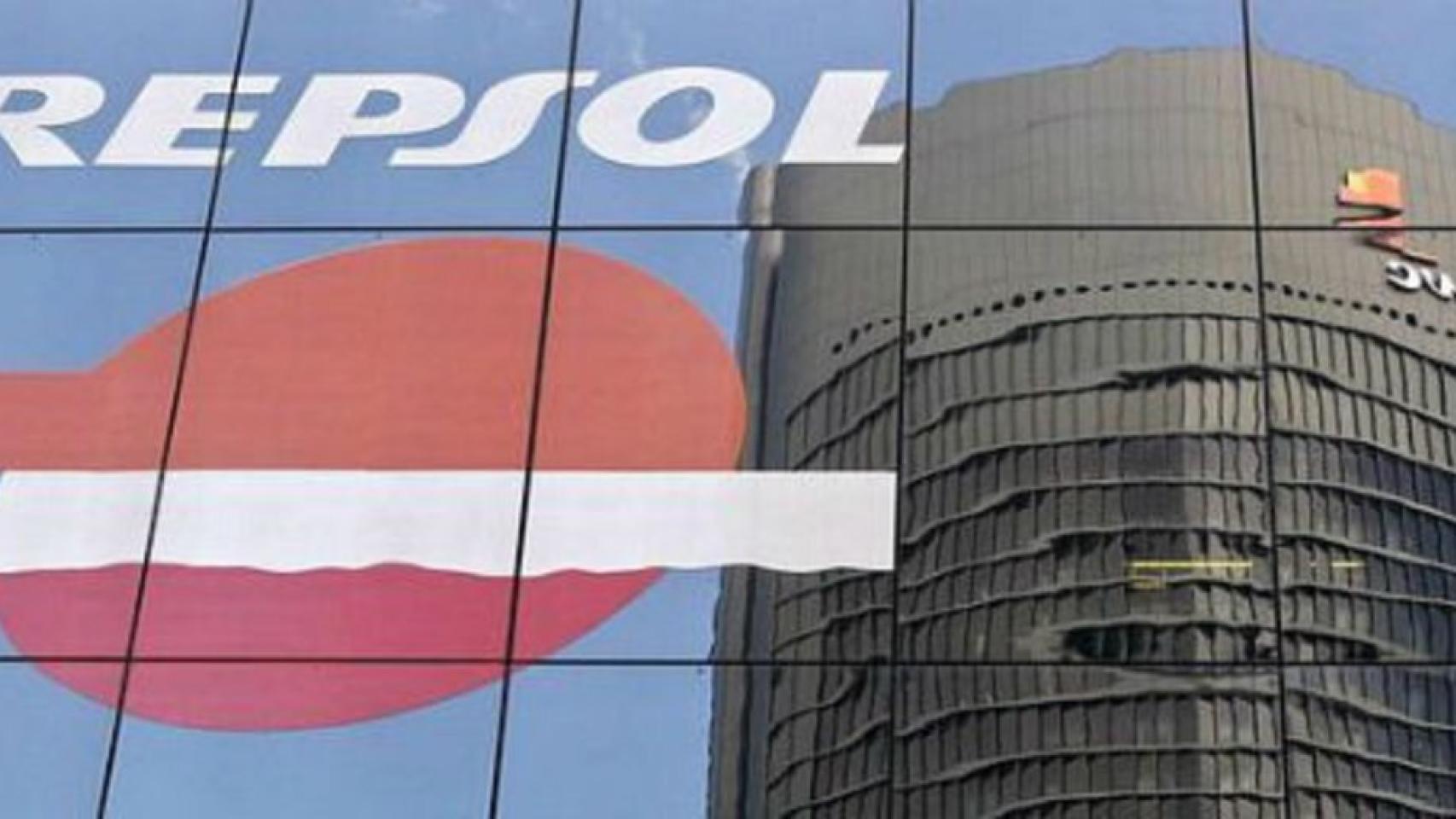Una estación de servicio de Repsol.