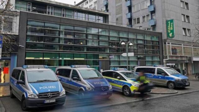 Imagen de archivo de una comisaría en Fráncfort.