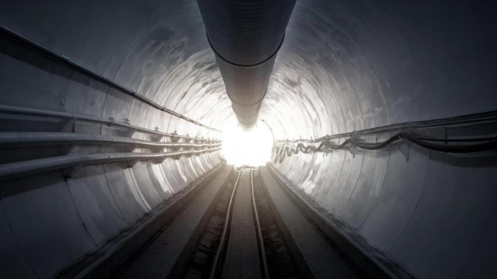Uno de los túneles de Boring Company.