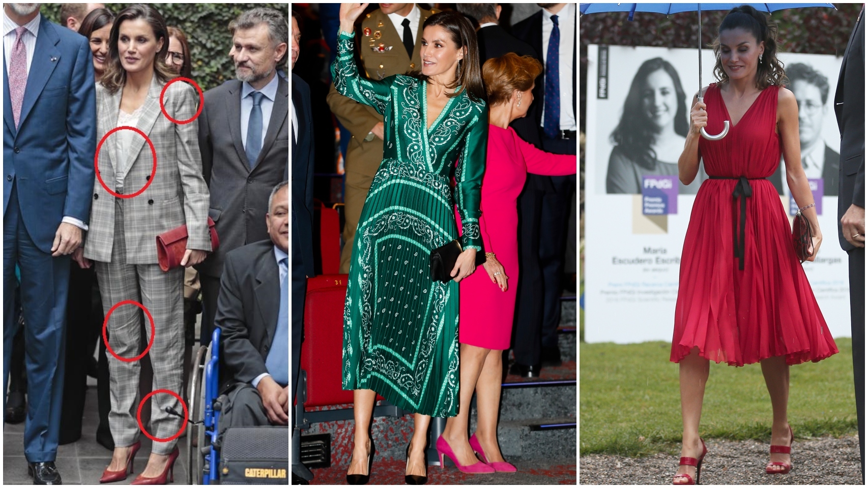 La reina Letizia en un combo de Jaleos.