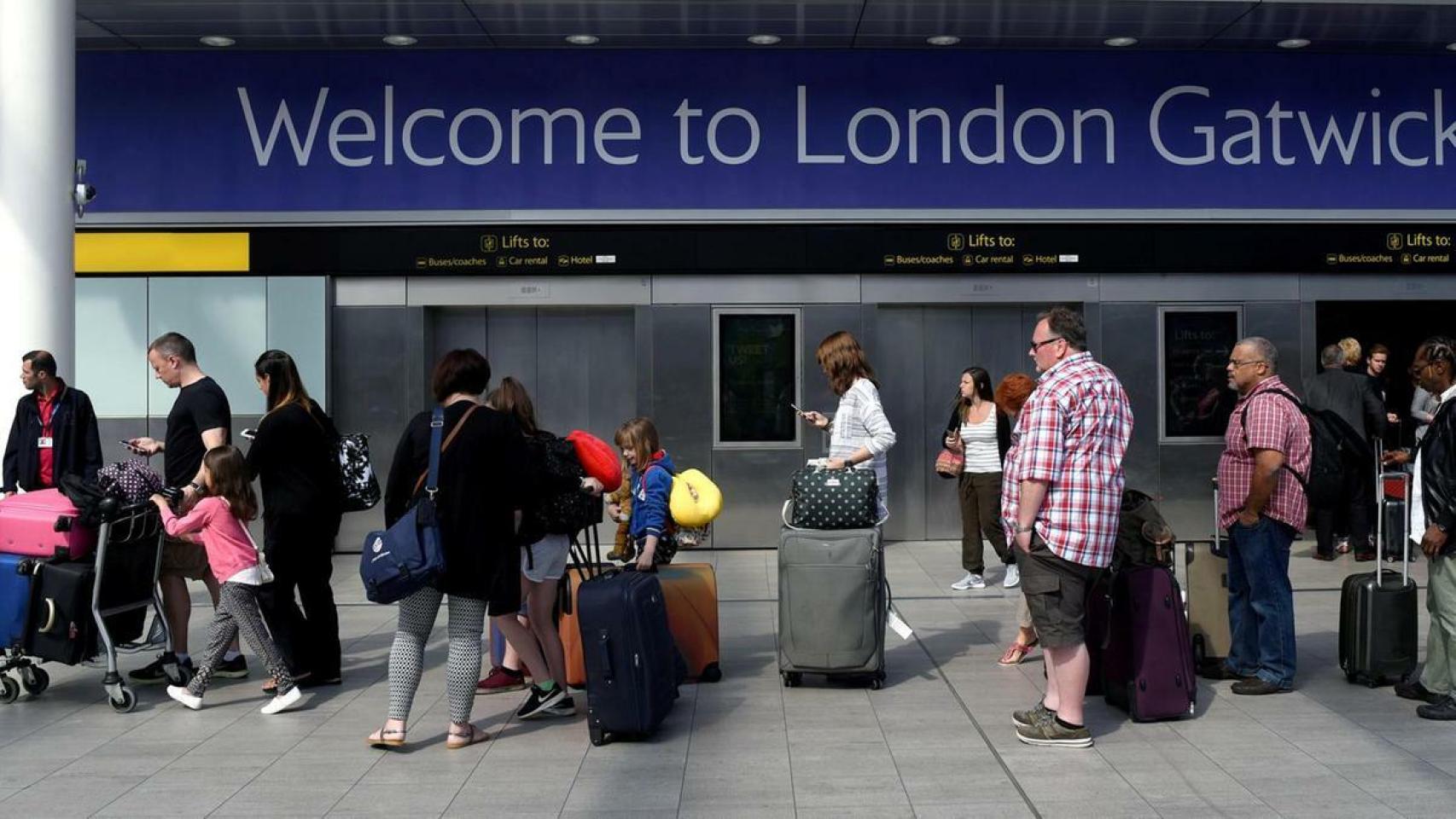 Aeropuerto de Londres-Gatwick.