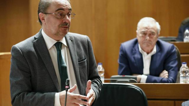El presidente del Gobierno de Aragón, Javier Lambán