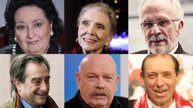 Montserrat Caballé, María Dolores Pradera, Forges, José Antonio Ramírez Sunyer, José María Íñigo y 'Quini'.
