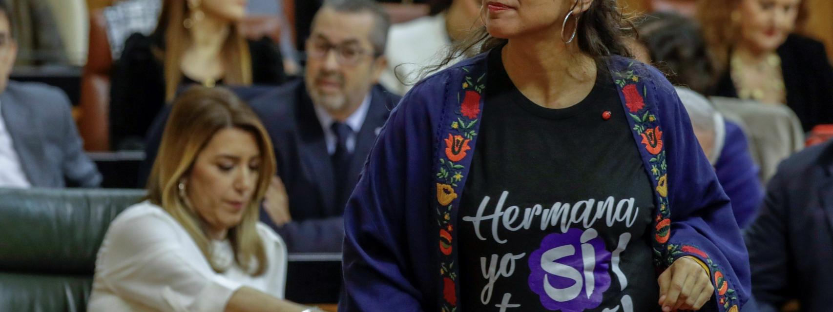 Teresa Rodríguez, líder de Podemos en Andalucía.