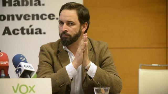 Santiago Abascal, presidente de Vox.