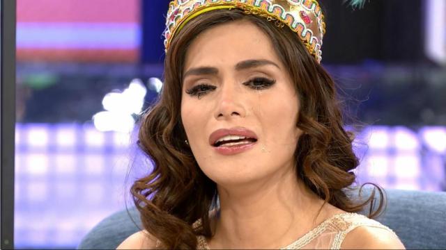 Miriam Saavedra en el plató de 'GH VIP'