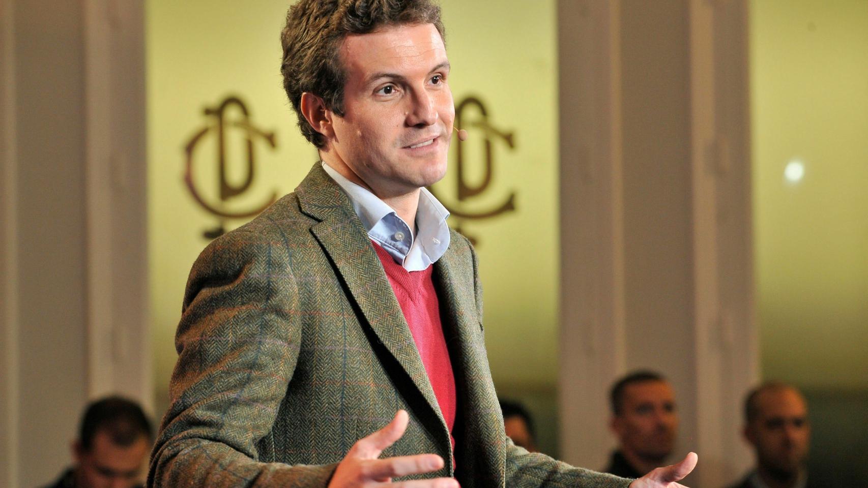 Pablo Casado, durante el acto de presentación de los candidatos de Castilla-La Mancha