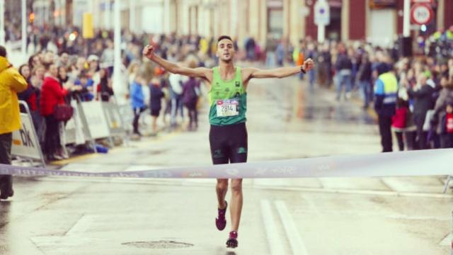Moha Bakkali en la San Silvestre de Gijón 2018