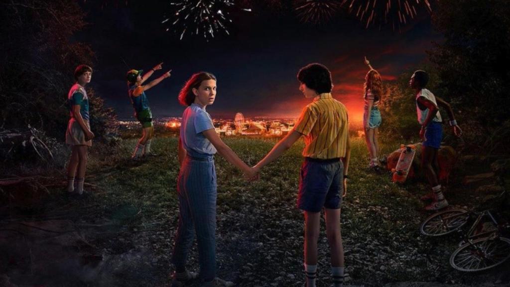 Cartel de la tercera temporada de Stranger Things.