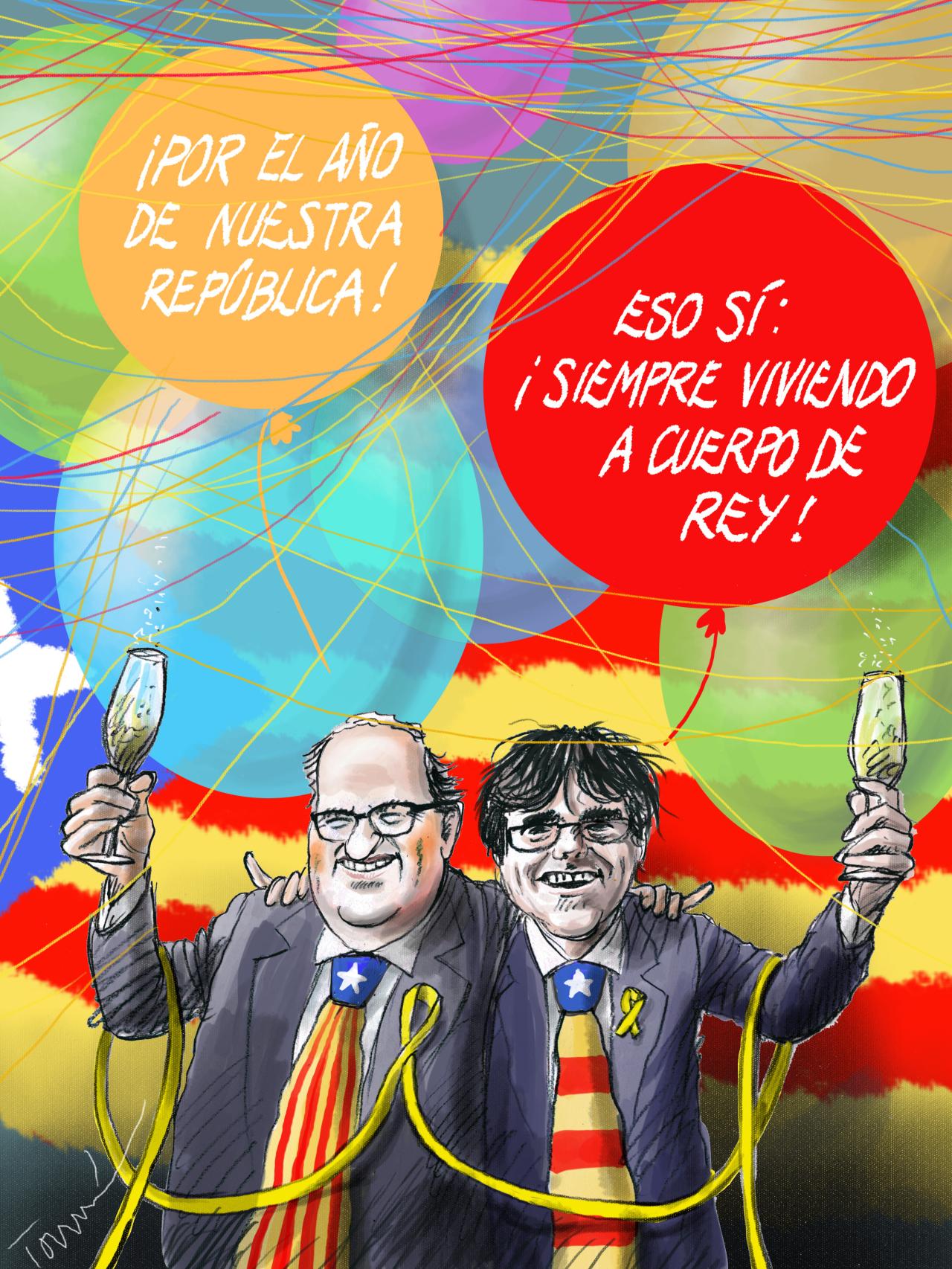 El brindis 'indepe'