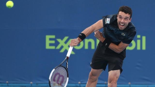 Roberto Bautista en el Torneo de Doha. Foto: Twitter (@ATPTour_ES)