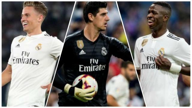 Marcos Llorente, Courtois y Vinicius